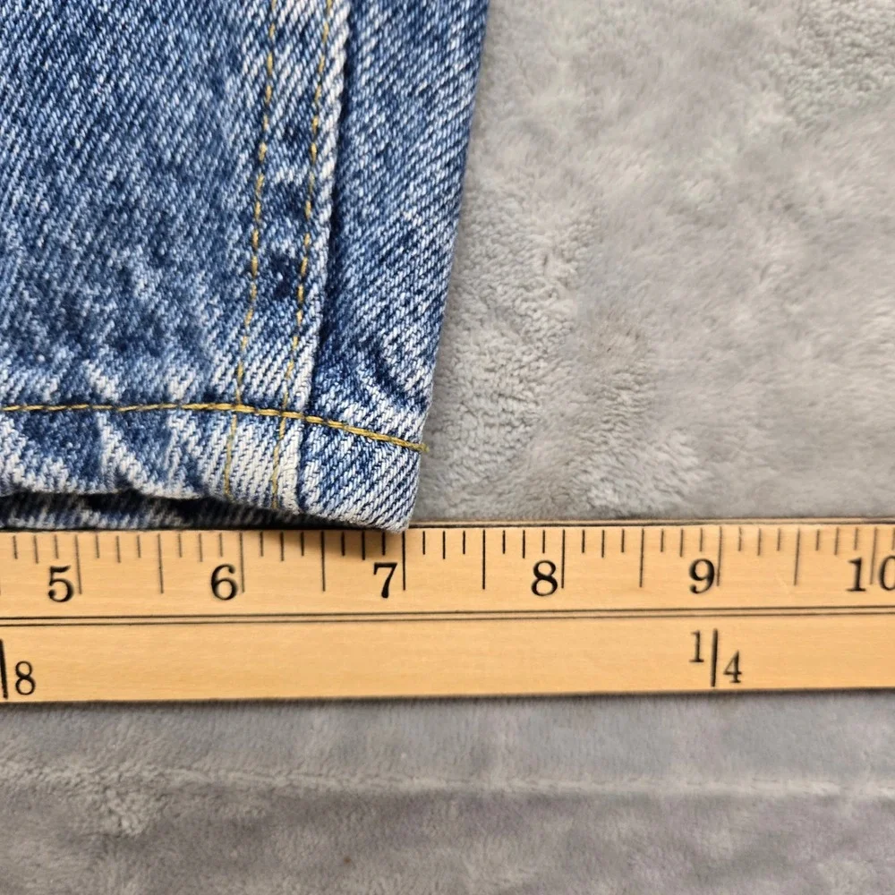 Lee Riders Vintage High Waisted Mom‎ Jeans Medium Wash Blue Tapered Leg 39x26.5